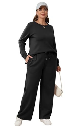 Women's Lounge Sets: Cozy Sweatshirt and Wide Leg Tracksuit