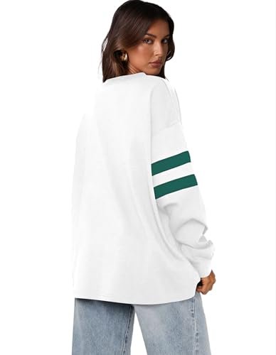 Casual Oversized Women's Striped Sweatshirt for Fall 2024