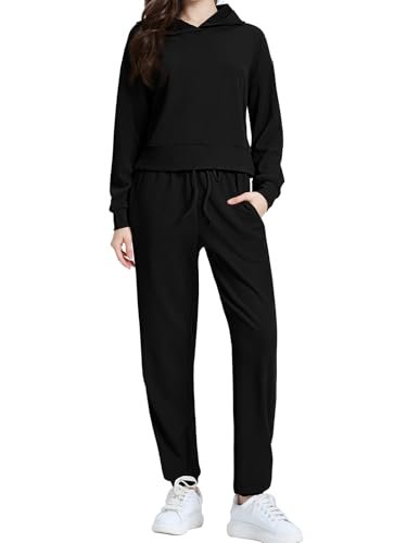 Airport Fashion Two-Piece Set for Women: Hoodie and Sweatpants