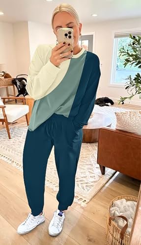 ETCYY Women's Two-Piece Lounge Sets: Comfortable Athletic Tracksuits