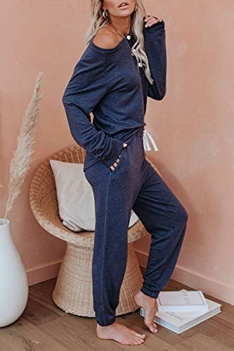 AUTOMET Women's 2-Piece Fall Lounge Pajama Sets